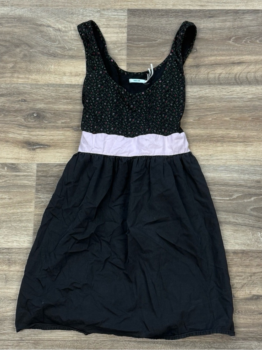 Anthropologie Kimchi Blue Floral Tie Waist Mini Dress Women’s Medium